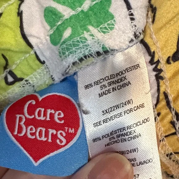 Care Bears Pastel Multicolor Printed Pajama Bottoms - Picture 4 of 4
